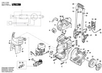 Bosch 3 600 J10 870 GHP 5-75 X High Pressure Cleaner 230 V / GB Spare Parts GHP5-75X